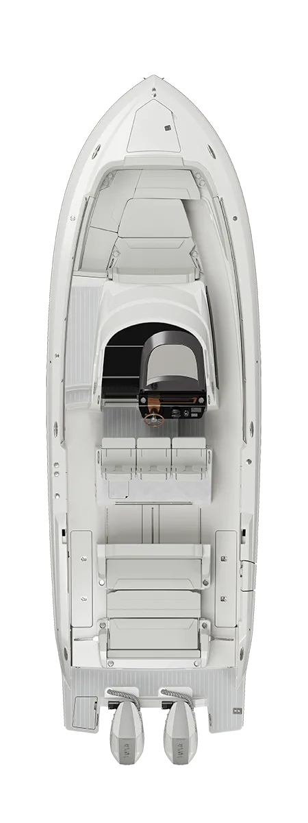 Tiara Yachts 35 LS Exterior Deck Planview