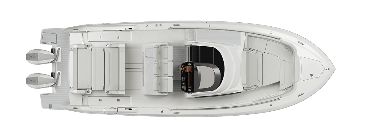 Tiara Yachts 35 LS Exterior Deck Planview