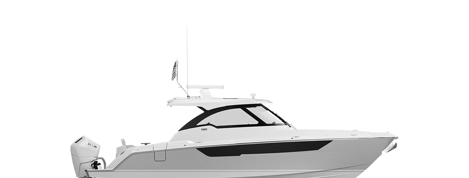 35 LX Boat Icon | Profile View | Tiara Yachts 