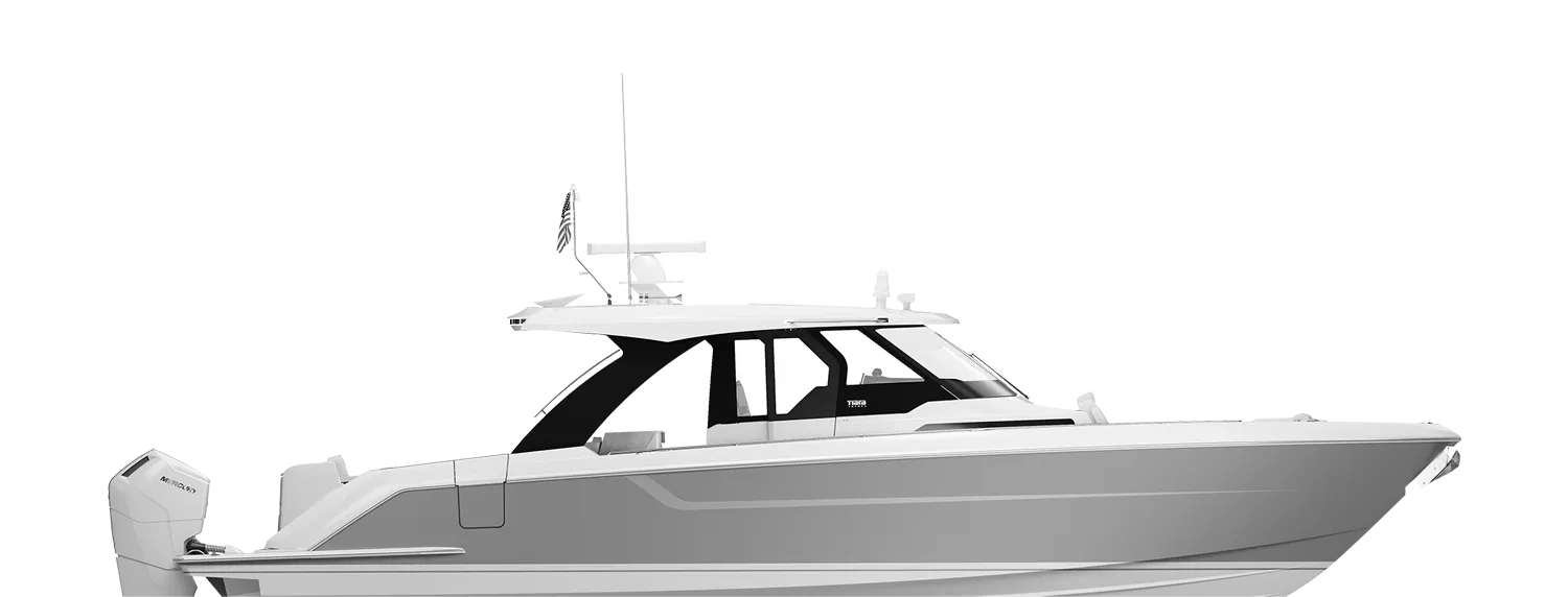 46 LS Icon, Side Profile