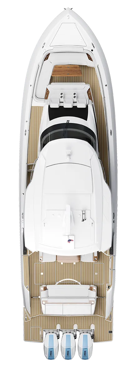 46 LS Plan View with Buffet Lounge Module - Vertical