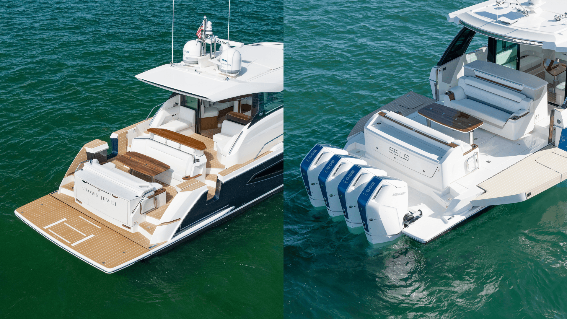 Tiara Yachts EX 60 Volvo Penta Inboards and 56 LS Mercury Outboards