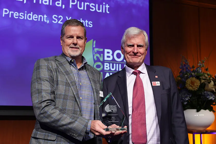 Leon Slikkers Honored With Lifetime Achievement Award | Tiara Yachts