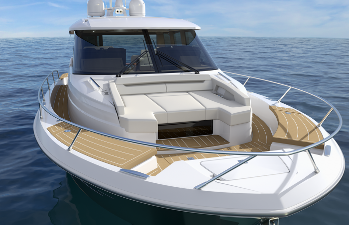 Tiara Yachts EX 54 | Forward Chaise Lounge