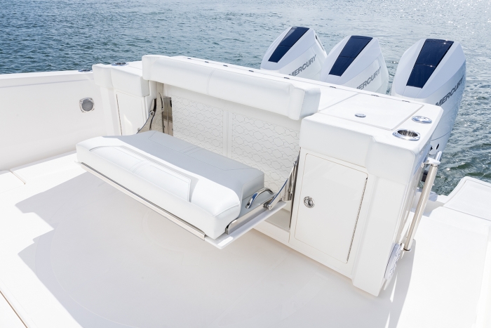 Tiara Yachts 38 LS | Fold-Down Seat with Backrest