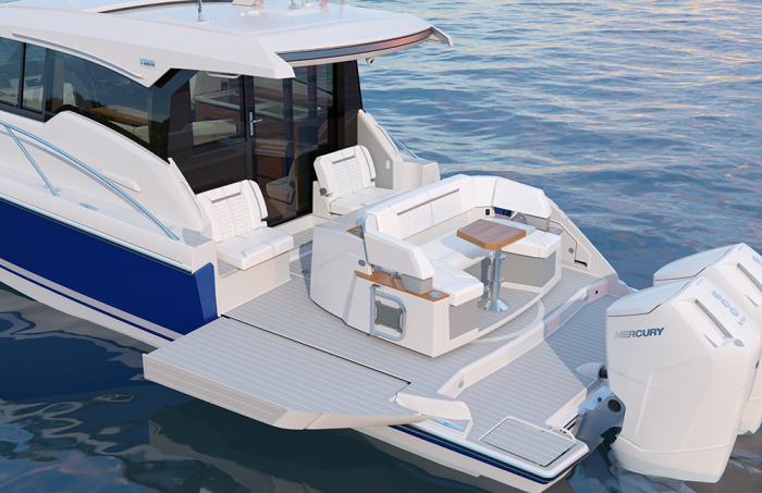 Tiara Yachts 43 LE | Rotating U-Lounge
