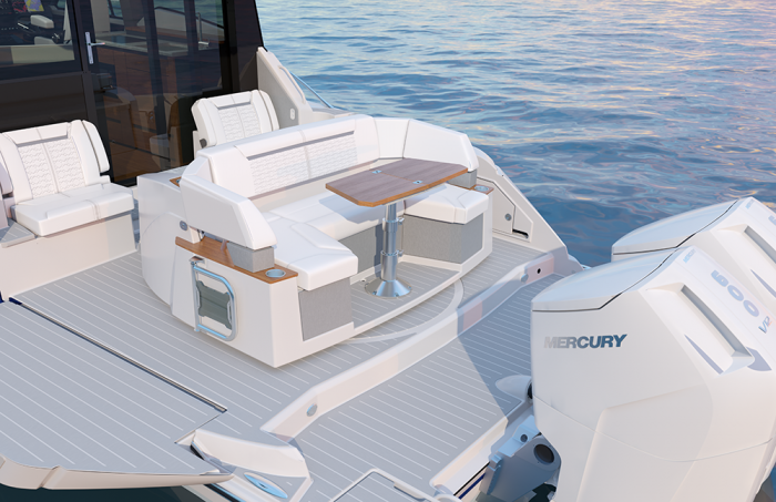 Tiara Yachts 43 LE | Rotating U-Lounge 