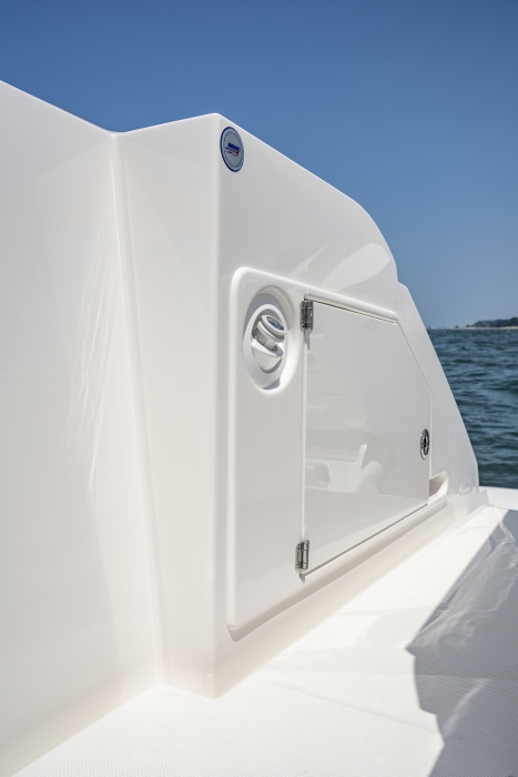 Tiara Yachts 43 LS | Transom Shower with Pull Out Sprayer