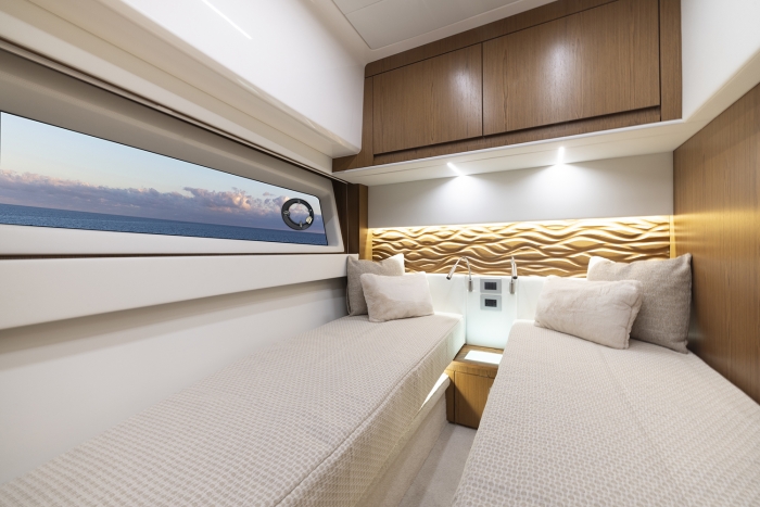 Tiara Yachts EX 60 | Third Stateroom Upholstery Package: Sandy Beach
