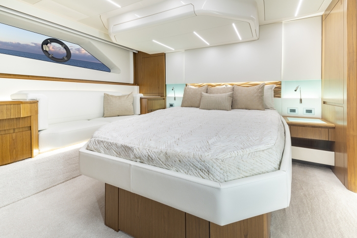 Tiara Yachts EX 60 | Owner's Stateroom Upholstery Package: Sandy Beach