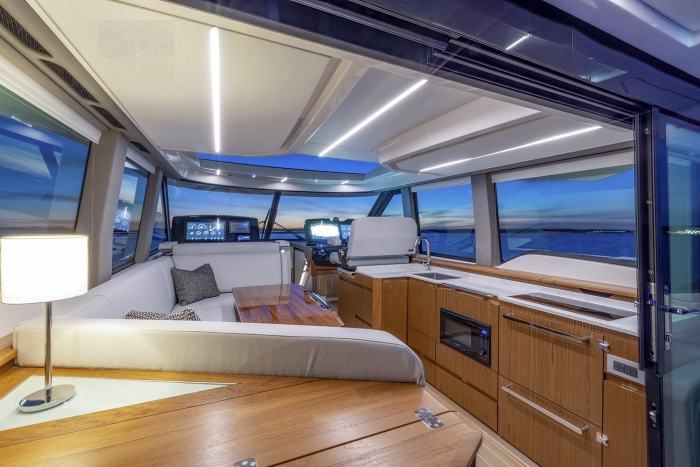 Tiara Yachts EX 54 | Salon and Galley