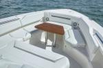 43 LS Bow Seating with Teak Table Deployed